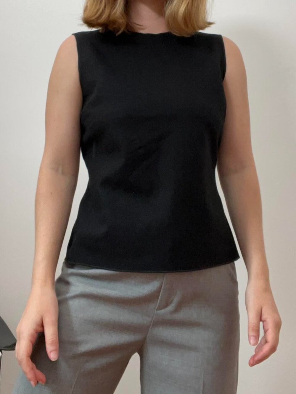 Miu Miu Women's Black Wool Tank/Vest
